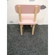 Play szék háttámlával, rózsaszín-KÍÁLLÍTÁSI TERMÉK