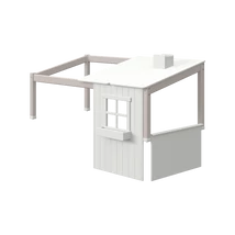 Szürkére pácolt, lakkozott