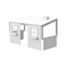 Szürkére pácolt, lakkozott